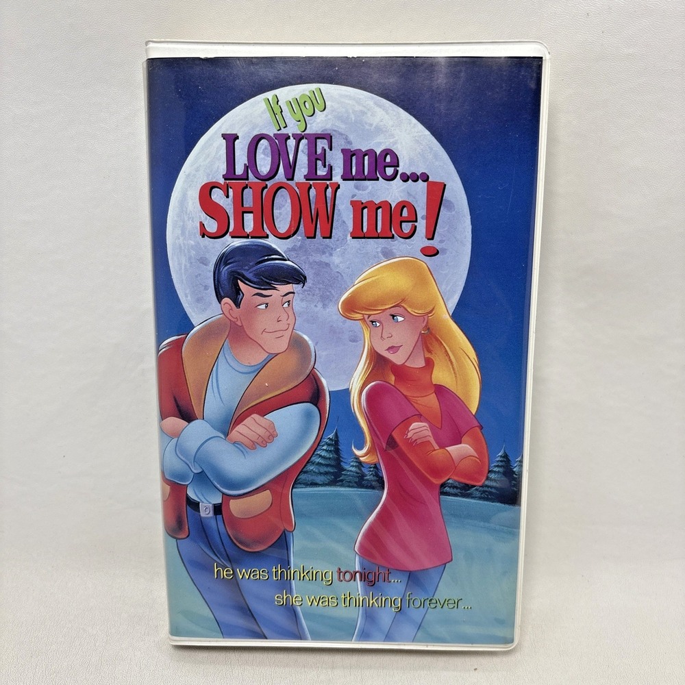 If You Love Me ... Show Me! VHS Rare Teenagers Cartoon Sincro Family Education